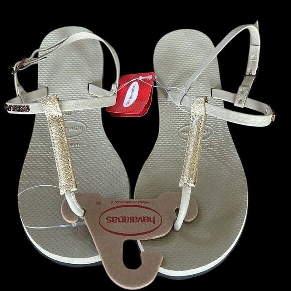 Havaianas women you rio sandal - sand grey,Size 7.5, NWT - Picture 9 of 9